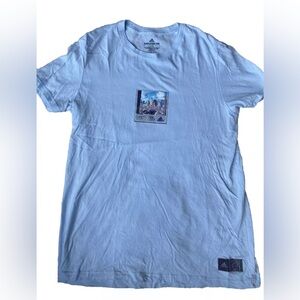 Adidas Light Blue Men's T-Shirt Size Large